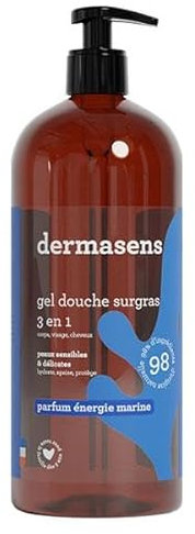Dermasens Gel Douche surgras 3 en 1 Energie Marine 1L