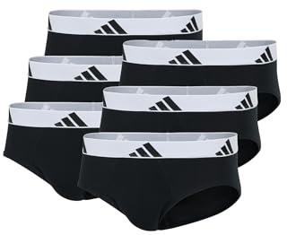 adidas Herren Basic Brief Slips Unterhose Pant Unterwäsche 6er Pack