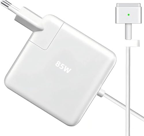 Remplacement MacBook Pro Ladekabel, 85W T-Tip Mac Book Ladegerät Magnetisch Netzteil mit Mac Book Pro 13 & 15 17 Zoll (-Mitte 2012~2015) Modell A1290 A1398 A1465 A1502