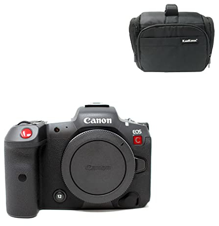 KamKorda Camera Bag + R5 C Mirrorless Cinema Camera, Two Cameras in One Body: Photo + Cinema, 45MP Stills, Full-Frame 8K CMOS Sensor + 2 Year Warranty