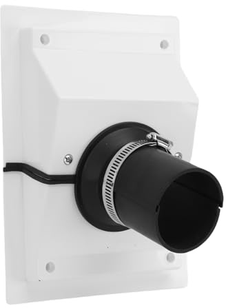 Sunydog HVAC-Leitungsset-Abdeckung, Wanddurchführungsset für Klimaanlagen Im Innen- und Außenbereich, mit Weicher Dichtung, Geeignet für Kanallose Mini-Split-AC-Wärmepumpensysteme und (Weiß)