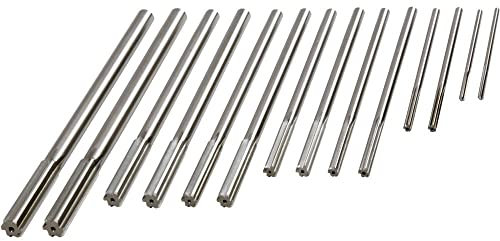 Grizzly H5603 Over/Under Chucking Reamer, 14-Piece