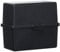 Exacompta 50614D Tragbare Karteikassette Memo-Box EcoBlack DIN A8. Aus Recycling-Kunststoff mit Schnappverschluss für bis zu 200 Karteikarten schwarz Blauer Engel Karteikasten