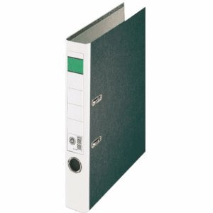 25 x Centra Ordner Wolkenmarmor A4 52mm weiß