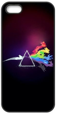 Pink Floyd Pokemon iphone 5 5S Cell Phone Case Black Phone Accessories JV152770