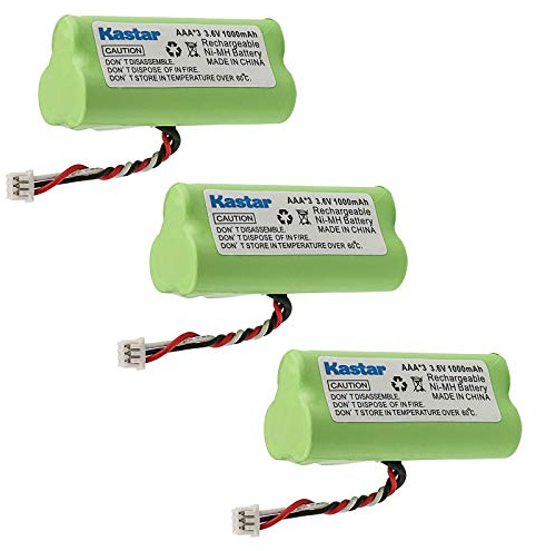 Kastar 3-PACK AAA 3.6V 1000mAh Ni-MH Rechargeable Battery Replacement for Zebra/Motorola Symbol 82-67705-01 Symbol LS-4278 LS4278-M BTRY-LS42RAAOE-01 DS-6878 Cordless Bluetooth Laser Barcode Scanner