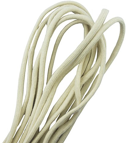 HAND S-32DM 5 mm Wide Off-White Dense Cord Ideal for Drawcords, Hoodies, Clothing, Bags, Camping and Outdoors - 10 Metres Long - Rugged and Durable