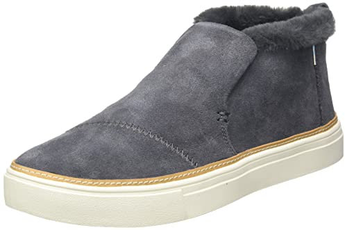 TOMS PAXTON Womens Suede Slip On Dark Grey