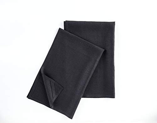 Solino Home Küchentücher aus Leinen, 43,2 x 66 cm, 100 % reines Leinen, maschinenwaschbar und handgefertigt aus europäischem Flachs, 2 Stück