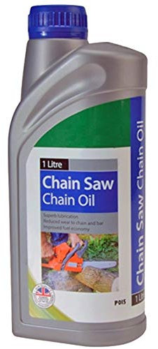 SPARES2GO Universal Chainsaw Chain Oil Lubricant (1L)