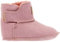 Vanuba - Kinder Hausschuhe Kiko 18 EU, Lammfell Winterschuhe, Baby Schuhe, Junge und Mädchen, Echtleder, Handgefertigt, Warme - Rosa