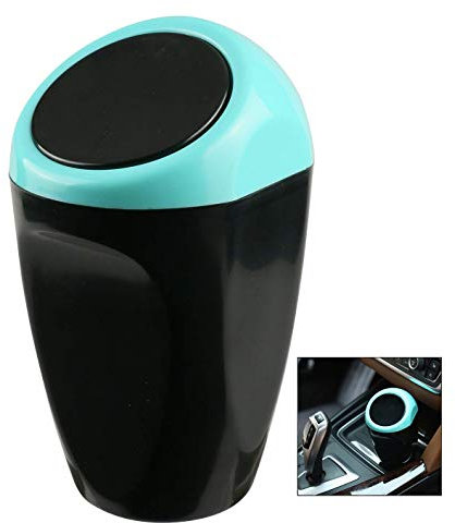 iPobie Cubo de Basura del Coche Portátil, Papelera de Escritorio Mini,Oficina Hogar y Vehículo Bote de Basura automático para Auto