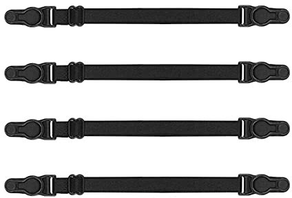 4 Stück Ohrenschoner für Masken stufenlos Einstellbar Ear Saver Ohrhaken für Mundschutz Masken Halter Gummiband Bandverlängerung (schwarz)