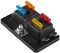4 Way Blade Fuse Block Waterproof Fuse Box Holder, Negative Bus Fuse Box with LED Indicator For Auto Car Truck Boat ATC ATO Boat Marine