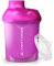AMITYUNION Frauen Protein Shaker 400 ml Pink Deluxe - ORIGINAL Eiweiß Shaker auslaufsicher - BPA frei mit Sieb, Skala für Cremige Whey Shakes, Gym Fitness Becher für Isolate und Sport Konzentrate
