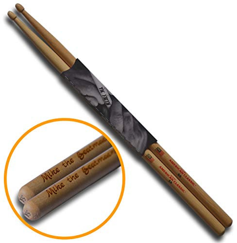 originale Vic Firth 5A Bacchette di Batteria con incisione personale | Drummsticks il regalo per i batteristi