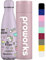PROWORKS Bouteille d'eau Isotherme, sans BPA, Gourde INOX Reutilisable pour Maintien Chaud de 12 Heures & du Froid Jusqu’à 24 Heures, Sport, Gym, Voyage - 1 Litre - Soyez Unique Licorne