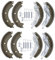 The Drive | Bremsbacken Satz für Anhänger | Ø 200x50mm passend für Knott, Schlegl, Nieper 20-2425/1 + 20-964/1 u. BPW S 2005-5 RASK | Set für 2 Achsen