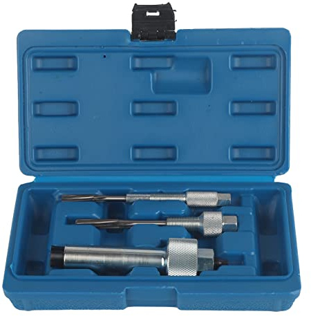 Set di alesatori per estrattore per candele a incandescenza, estrattore per candele a incandescenza per rimozione di elettrodi per impieghi gravosi per veicoli Strumenti per la riparazione automobil