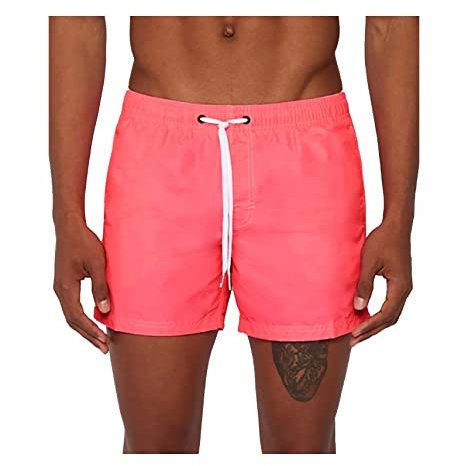 SUNDEK - Boxer Corto Uomo Iconic Taffeta - S, Rosa