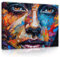 WallArena - Leinwand Bilder - Frau Gesicht Kunst Abstrakt - 120x80 cm Leinwandbilder - Bild auf leinwand - Wandbild XXL groß Wandbilder für Wohnzimmer Schlafzimmer Wohnzimmerbilder Modern