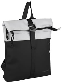 New Rebels Backham Los Angeles Schwarz 7L Rolltop Rucksack Wasserabweisend