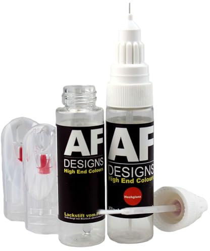 Alex Flittner Designs Lackstift kompatibel mit Mitsubishi U25 Silver Metallic schnelltrocknend + Klarlack Tufplack Autolack