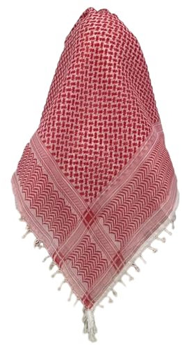 LIUZIKUN Schal Multiuse Arafat Hijab Schal Jacquard Schal Bandana Erwachsene Wüste Arabisch Shemagh Kopftuch Arabisches Dubai Saudi-Kopftuch