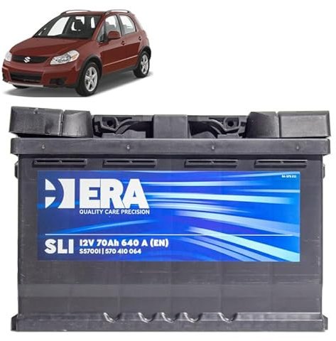 Batteria 70Ah per Suzuki Sx-4 1.9 2.0 DDiS gasolio 2006-2013
