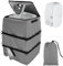 Hot Tub Pump Cover 43x38x54cm Waterproof Dustproof Spa Hot Tub Cover Lazy Spa Cover For Outdoor Bathtub Lazy Spa Pump Cover Lazy Spa Thermal Cover Water Heater Pump Cover(grey)