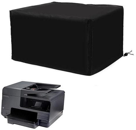 XHDZSW Drucker-Staubschutz, wasserdichte Universal-Druckerabdeckung, Staubschutzhülle Staubschutz Druckerabdeckung Hülle, Staubschutzhülle Schutzhaube Schutzhülle (50x40x30cm,Schwarz)
