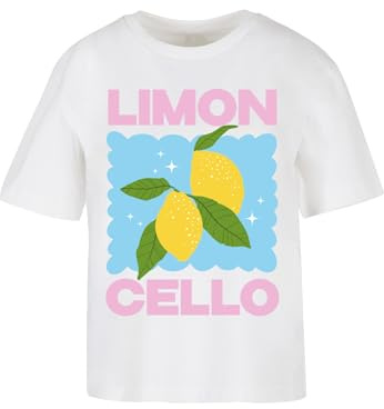 Miss Tee Damen Limon Cello Tee White, XL