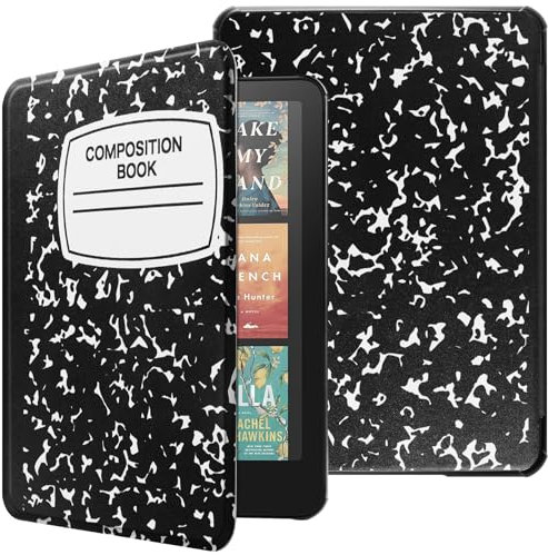 HGWALP Hülle für 7 Kindle Paperwhite (12th Generation, 2024)&Kindle Colorsoft Signature Edition (1st Gen,2024), Slim Lightweight Shell Schutzhülle mit Auto Sleep/Wake für Kindle Paperwhite 7 Zoll-CB