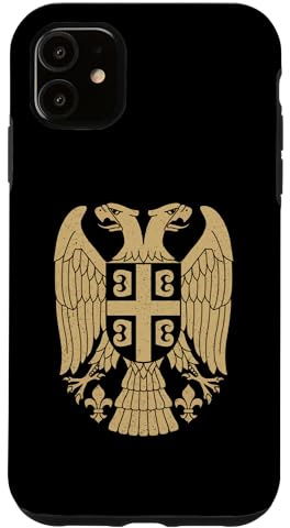 Serbien Adler Symbol Emblem Serbische Waffen Flagge Hülle für iPhone 11