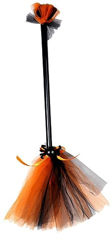 VICASKY Escoba de Halloween, accesorios para Halloween, accesorios de fiesta, brujas, cosplay, accesorio para disfraz de brujas y magos, disfraz infantil de Halloween espeluznante