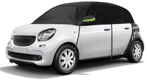 Halbgarage Autoabdeckung Wasserdicht Passend für Smart Forfour 2014-2021