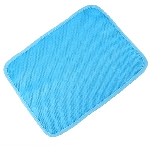 KOMBIUDA Blau Kühlmatte Nylon und Selbstkühlende für Polyester Hunde Katzen