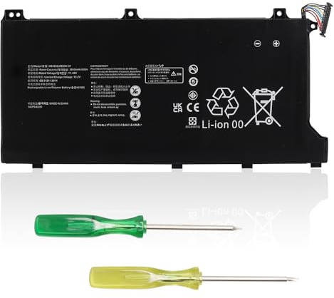 MXJFYY Batería HB4692J5ECW-31 de 11,46 V/42 WH y 3665 mAh para Huawei MateBook D 15 (2019, 2020, AMD 2020, 2021) 15-53010TUY, HB4692J5ECW, HB4692J5ECW-31B, HB4692J5ECW-31C, para MagicBook VLT-W50