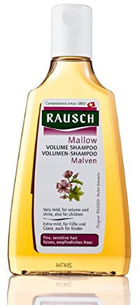 Rausch Malven Volumen-Shampoo (spezielle sanfte Pflege für feines Haar, ohne Silikone und Parabene - Vegan), 1er Pack (1 x 200 ml)