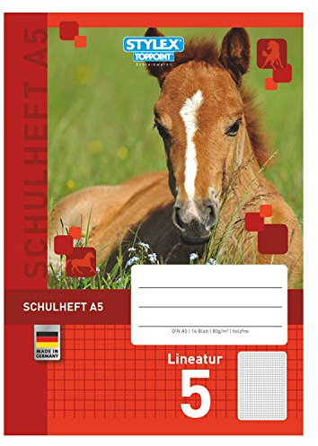 Stylex 29705 Schulheft DIN A5 mit Lineatur 5