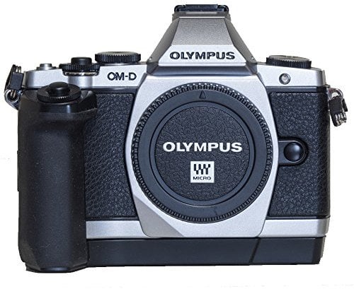 Olympus OM-D EM-5 Micro Four Thirds Interchangeable Lens Camera - Silver (Body Only)