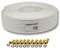 Premium X Cavo coassiale PROFI PRO 135 dB schermato a 5 vie, rame puro 25 metri Cavo antenna SAT 25m 135dB + 10x F-Plug 8,00mm a colori GOLD GRATUITO