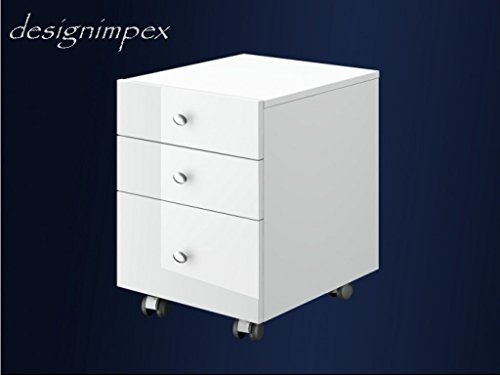 Design Nachtkonsole Nachtschrank Nachtkommode Boxspringbett Boxspring HN-555 weiß Hochglanz