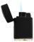 ATOMIC Elektronik Feuerzeug Turbo Blue Flame RUBBERBLOCK Sturmfeuerzeug schwarz