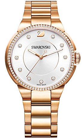 Swarovski City Rose Gold Tone Braccialetto Watch