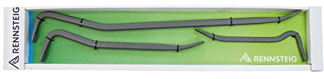 Rennsteig Nageleisen Set (Stemmeisen, Brechstange, Brecheisen), - Flach-Oval, 400 mm, 600 mm, 1000 mm - 2700022 RC