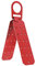 Peakworks OSHA/ANSI Compliant, Reusable, Temporary Steel Roof Anchor Bracket, Red, V8229100