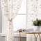 MIULEE 2 Unidades Cortinas Bordado Translucida de Dormitorio Moderno Ventana Visillos Rayas Salon Paneles con Ojales Plateados para Sala Cuarto Comedor Salon Cocina Habitación 140x245 Marrones