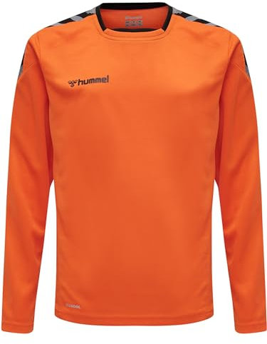 hummel hmlAUTHENTIC Poly Trikot Langarm Kids orange, 16 (176) Kinder