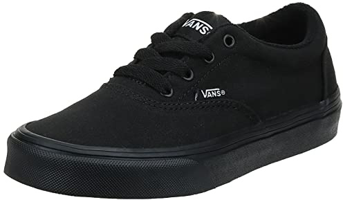 Vans Unisex Kids Doheny Sneaker, Canvas Black Black,6 UK